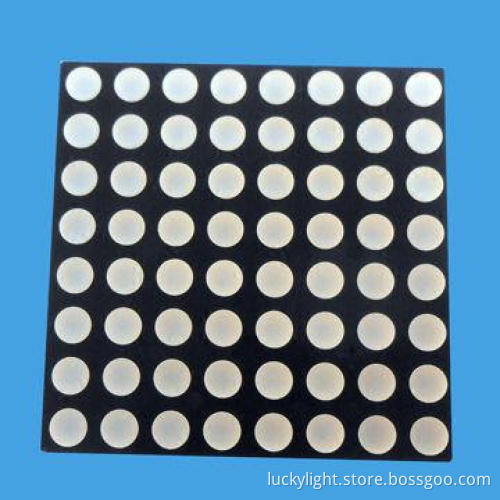 3.0mm Bi-color 8 x 8 Dot-matrix LED Display, High Intensity and Reliability